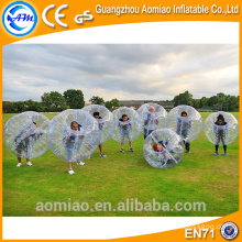 New design durable and safe soccer ball balloon bubble ball suit for sale